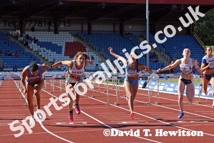 Womens 100 metres hurdles, World Championship Teamm Trials, Alexander Stadium, Birmingham